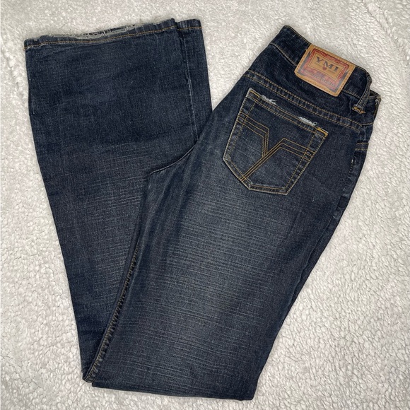 Y2K dark blue  boot cut jeans - Picture 3 of 6